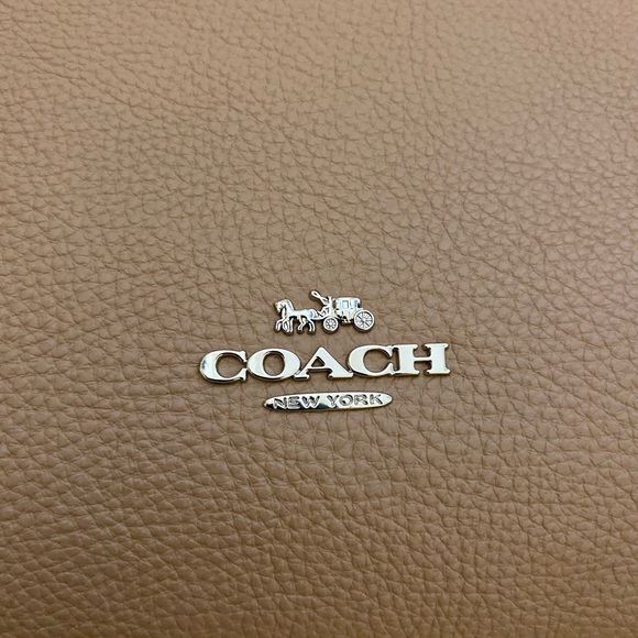 Coach Taupe & Silver Tote/Satchel/Shoulder Bag NWT Stunning 🌸 - Picture 3 of 9